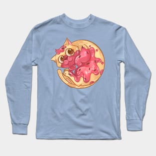 Strawberry Donut Cat Long Sleeve T-Shirt